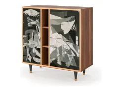 Aparador - 94х96х41 cm - BS5 - Guernica by Picasso, Nogal
