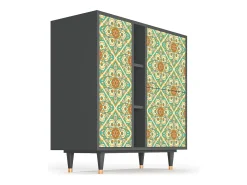 Aparador - 94х96х41 cm - BS5 - Hindu Daisy, Antracita