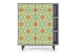 Aparador - 96х110х41 cm - BS6 - Hindu Daisy, Gris
