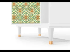 Aparador - 96х110х41 cm - BS6 - Hindu Daisy, Blanco