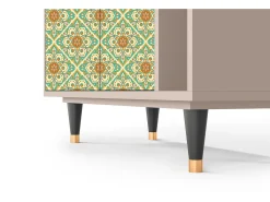 Aparador - 96х110х41 cm - BS6 - Hindu Daisy, Latte