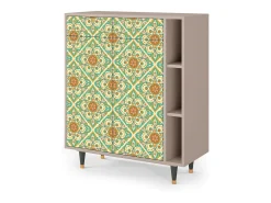 Aparador - 96х110х41 cm - BS6 - Hindu Daisy, Latte