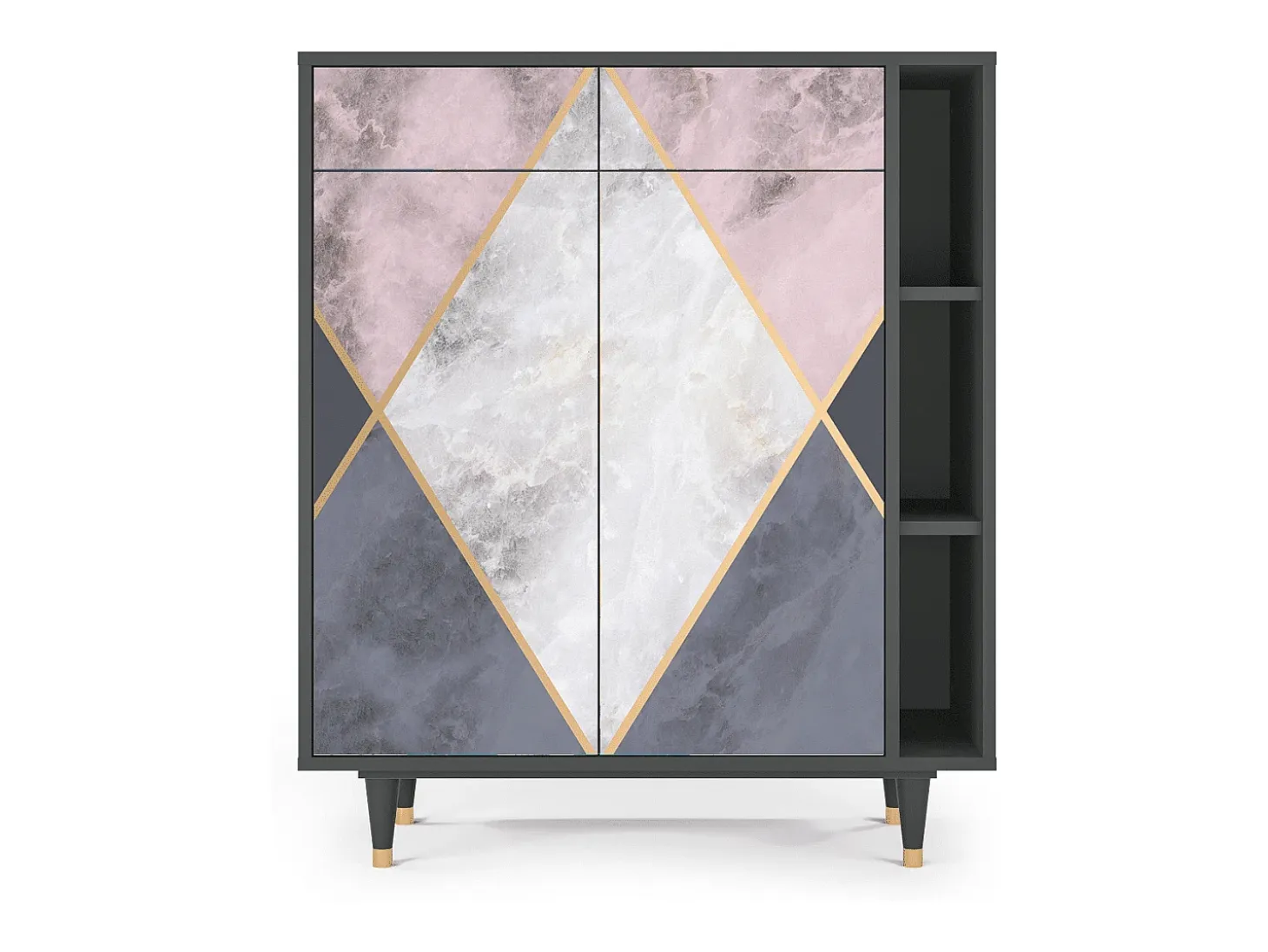 Aparador - 96х110х41 cm - BS6 - Ideal Harmony, Antracita
