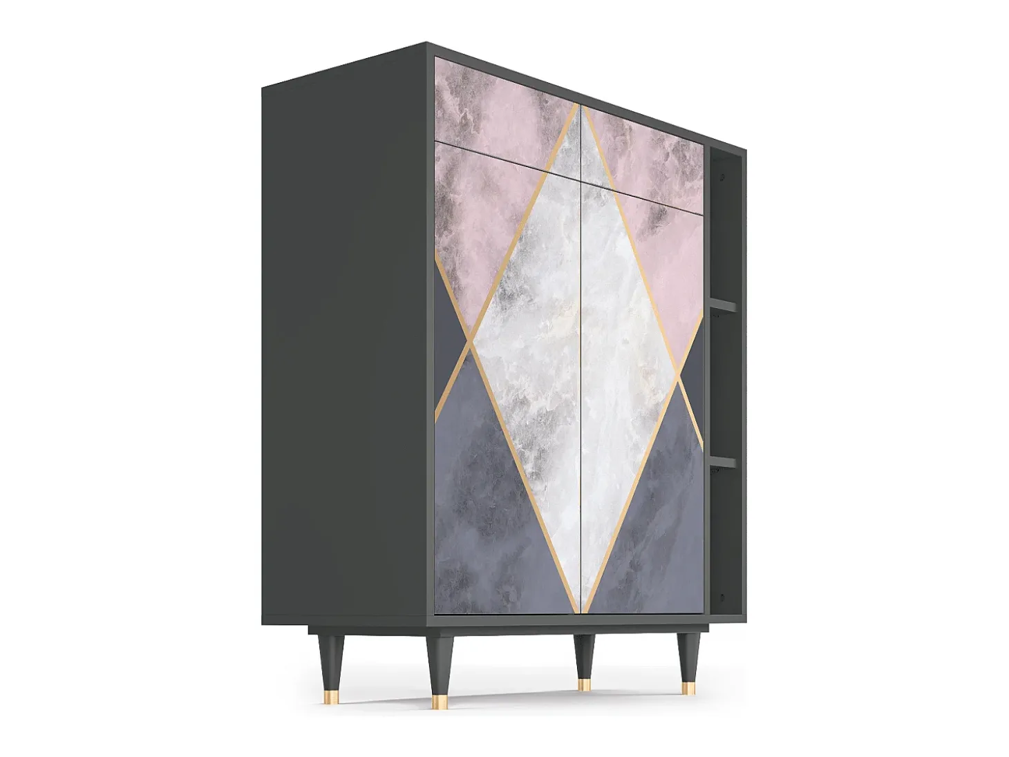 Aparador - 96х110х41 cm - BS6 - Ideal Harmony, Antracita