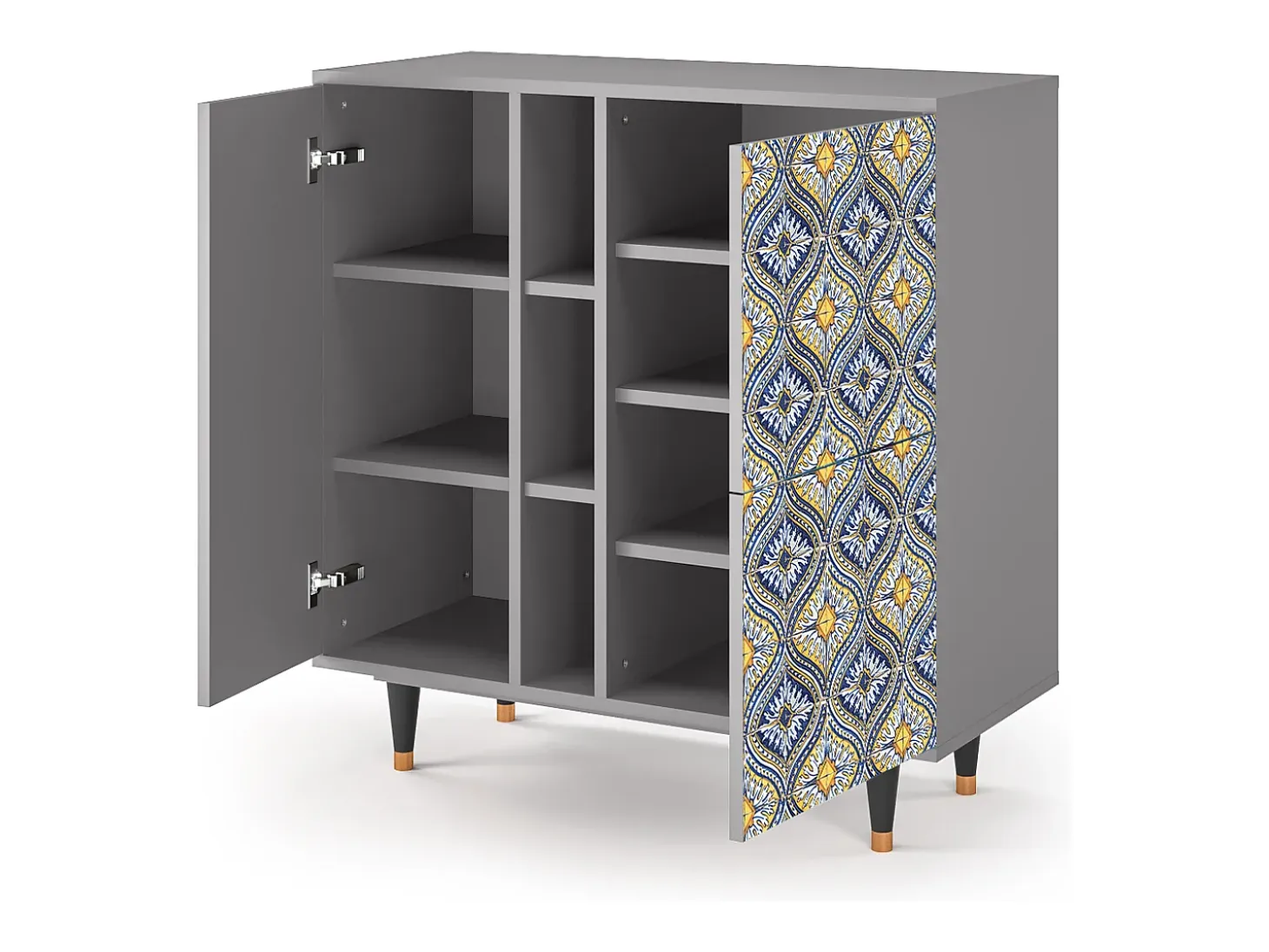 Aparador - 94х96х41 cm - BS5 - Illusory Pattern, Gris