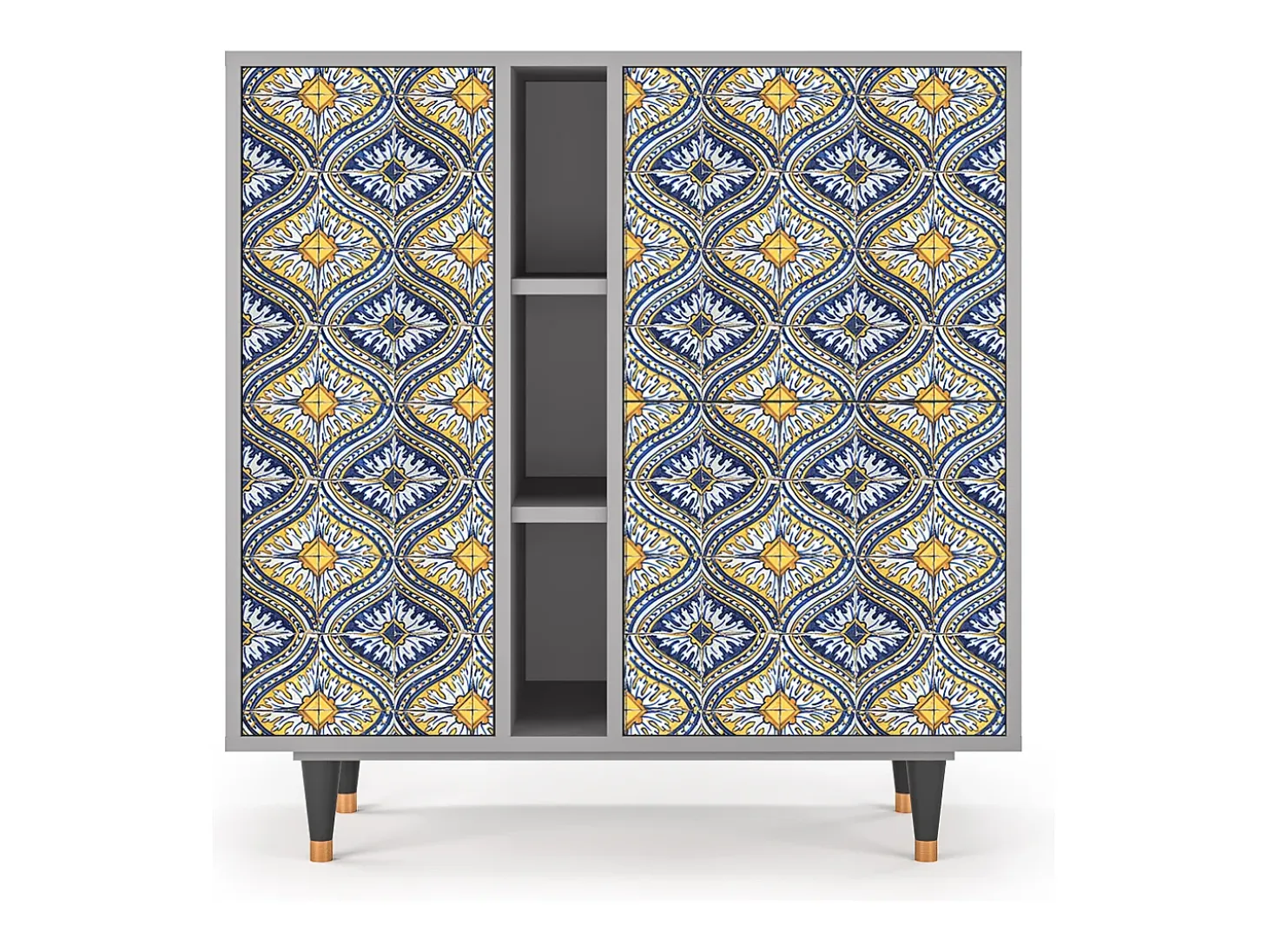 Aparador - 94х96х41 cm - BS5 - Illusory Pattern, Gris