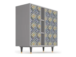 Aparador - 94х96х41 cm - BS5 - Illusory Pattern, Gris