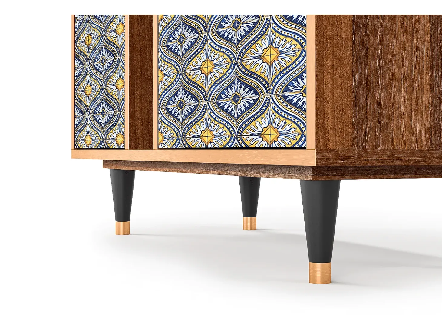 Aparador - 94х96х41 cm - BS5 - Illusory Pattern, Nogal