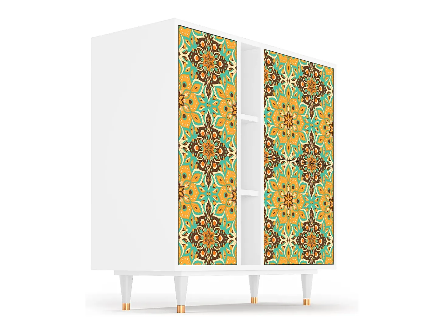 Aparador - 94х96х41 cm - BS5 - Indian Spices, Blanco