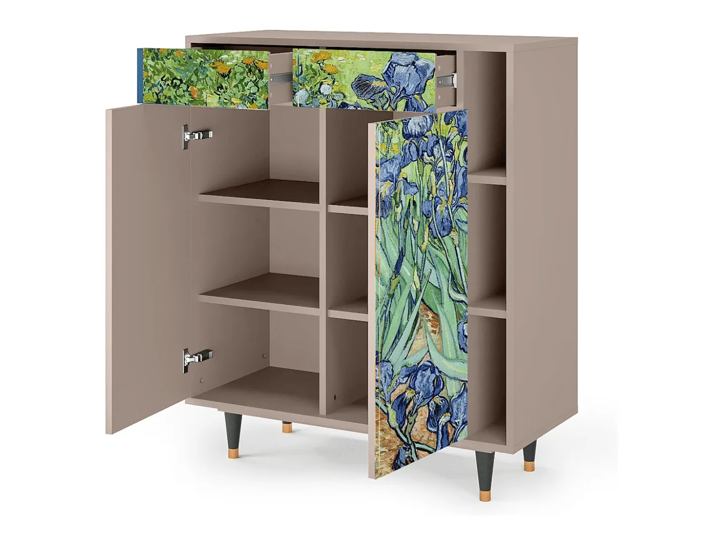 Aparador - 96х110х41 cm - BS6 - Irises , Latte