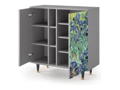 Aparador - 94х96х41 cm - BS5 - Irises , Gris