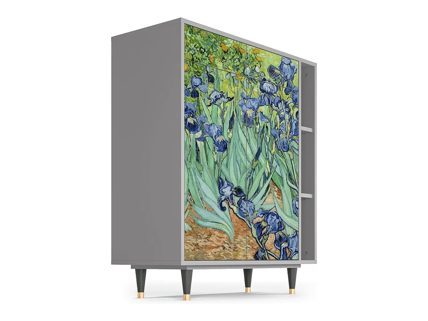 Aparador - 96х110х41 cm - BS6 - Irises , Gris