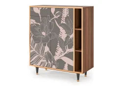 Aparador - 96х110х41 cm - BS6 - Issabelline Flower, Nogal