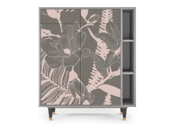 Aparador - 96х110х41 cm - BS6 - Issabelline Flower, Gris