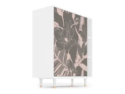 Aparador - 96х110х41 cm - BS6 - Issabelline Flower, Blanco