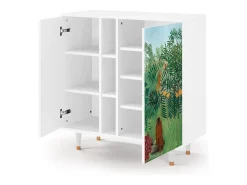 Aparador - 94х96х41 cm - BS5 - Jungles in Paris, Blanco