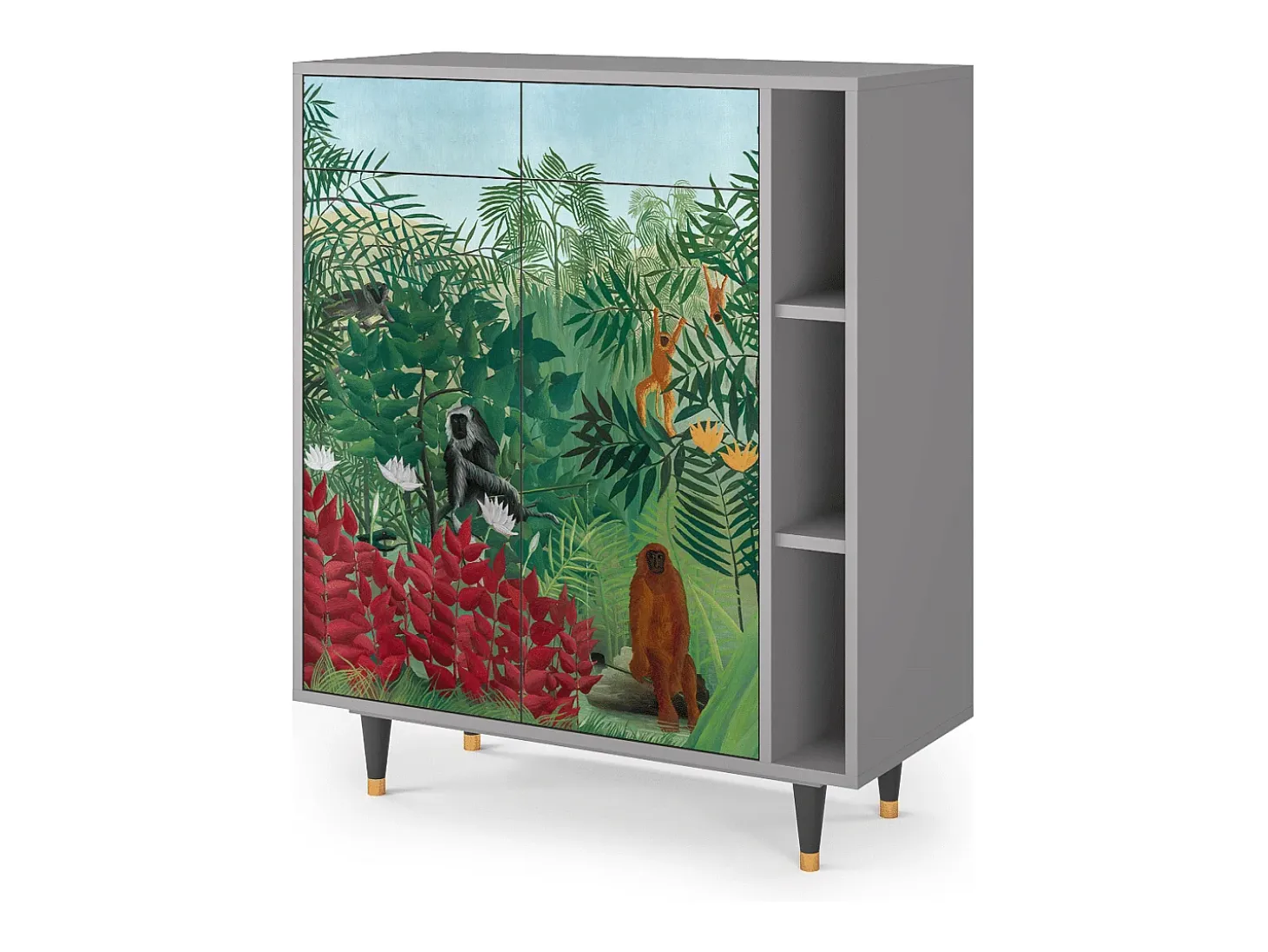 Aparador - 96х110х41 cm - BS6 - Jungles in Paris, Gris