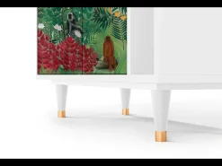 Aparador - 96х110х41 cm - BS6 - Jungles in Paris, Blanco