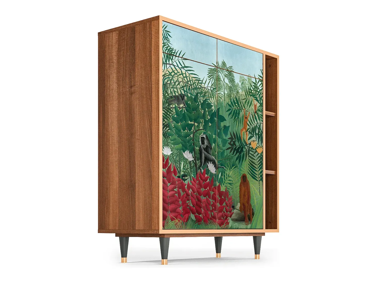 Aparador - 96х110х41 cm - BS6 - Jungles in Paris, Nogal