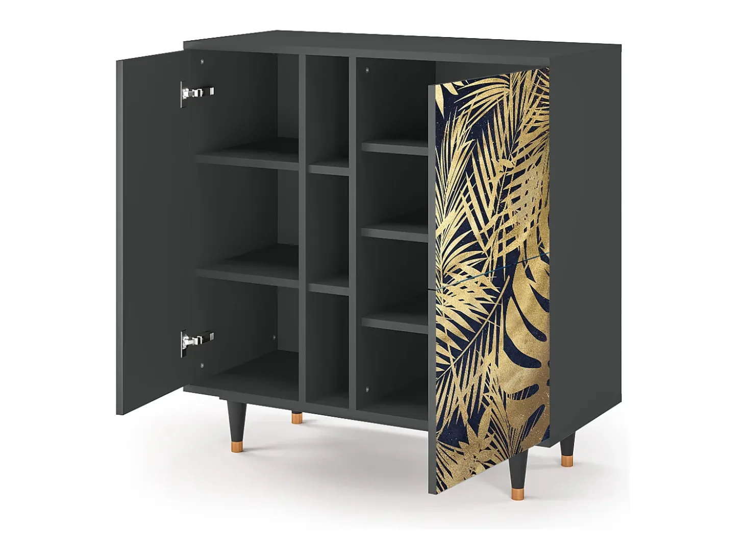 Aparador - 94х96х41 cm - BS5 - Jungle Vibes, Antracita