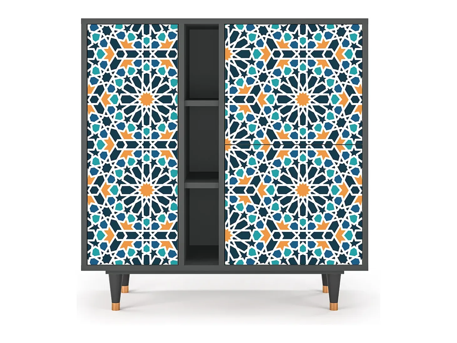 Aparador - 94х96х41 cm - BS5 - Kaleidoscope, Antracita
