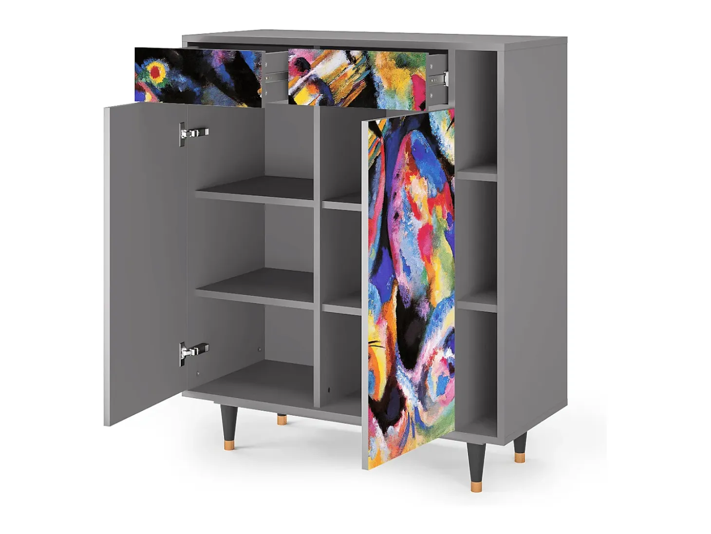 Aparador - 96х110х41 cm - BS6 - Kandinsky, Gris