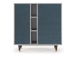 Aparador - 94х96х41 cm - BS5 - Knitted Pattern, Gris