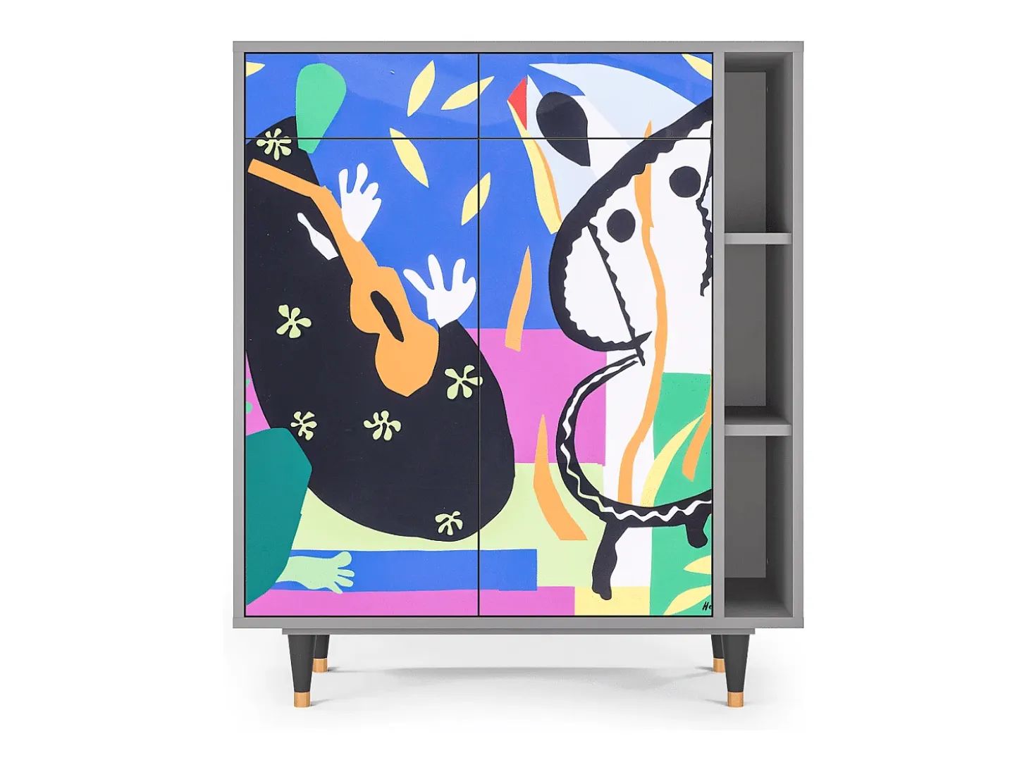 Aparador - 96х110х41 cm - BS6 - La Tristesse du Roi, Gris