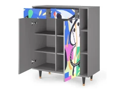 Aparador - 96х110х41 cm - BS6 - La Tristesse du Roi, Gris