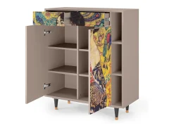 Aparador - 96х110х41 cm - BS6 - Lady with Fan by Klimt, Latte