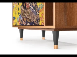 Aparador - 96х110х41 cm - BS6 - Lady with Fan by Klimt, Nogal