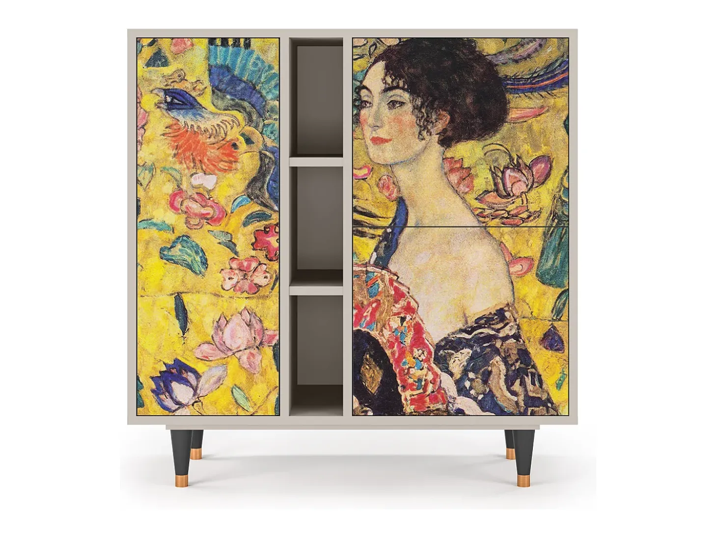 Aparador - 94х96х41 cm - BS5 - Lady with Fan by Klimt, Arena