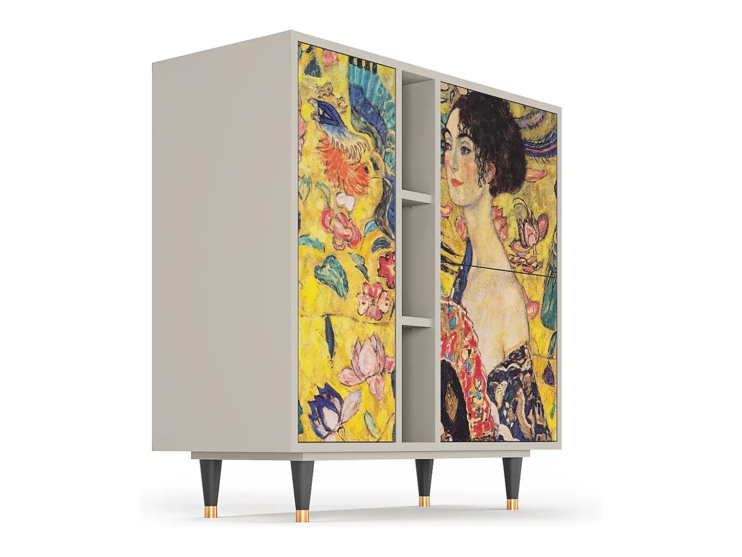 Aparador - 94х96х41 cm - BS5 - Lady with Fan by Klimt, Arena