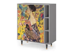 Aparador - 96х110х41 cm - BS6 - Lady with Fan by Klimt, Gris