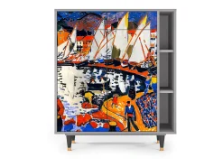 Aparador - 96х110х41 cm - BS6 - Le Séchage des voiles , Gris
