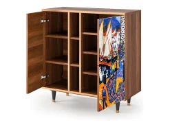 Aparador - 94х96х41 cm - BS5 - Le Séchage des voiles , Nogal