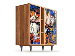Aparador - 94х96х41 cm - BS5 - Le Séchage des voiles , Nogal