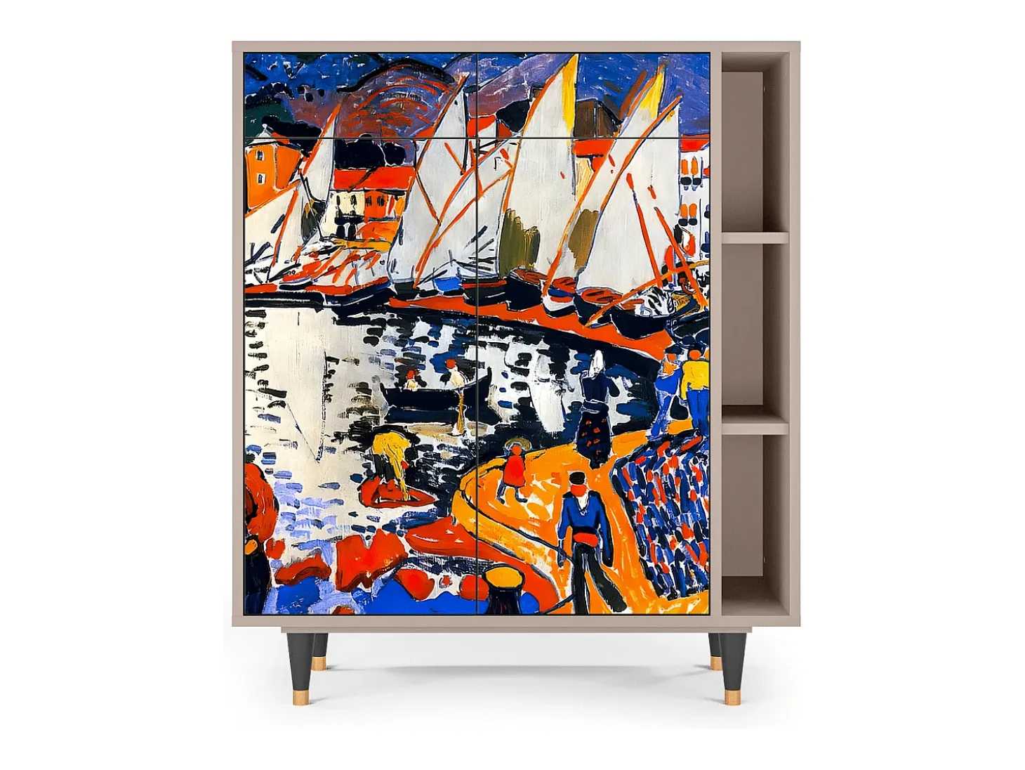 Aparador - 96х110х41 cm - BS6 - Le Séchage des voiles , Latte
