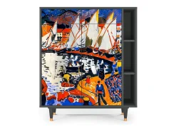 Aparador - 96х110х41 cm - BS6 - Le Séchage des voiles , Antracita