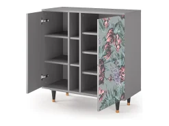 Aparador - 94х96х41 cm - BS5 - Light Peonies, Gris
