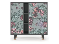 Aparador - 94х96х41 cm - BS5 - Light Peonies, Antracita