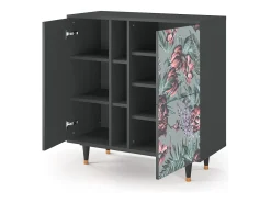 Aparador - 94х96х41 cm - BS5 - Light Peonies, Antracita