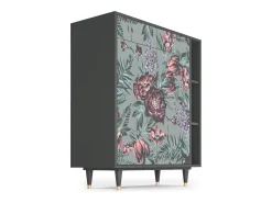Aparador - 96х110х41 cm - BS6 - Light Peonies, Antracita