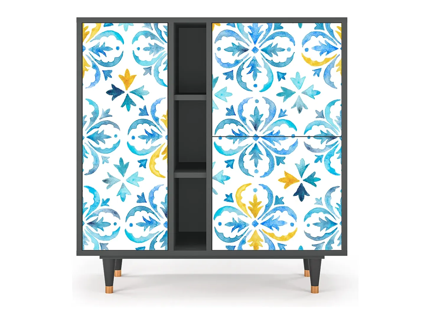 Aparador - 94х96х41 cm - BS5 - Lisbon Flover, Antracita