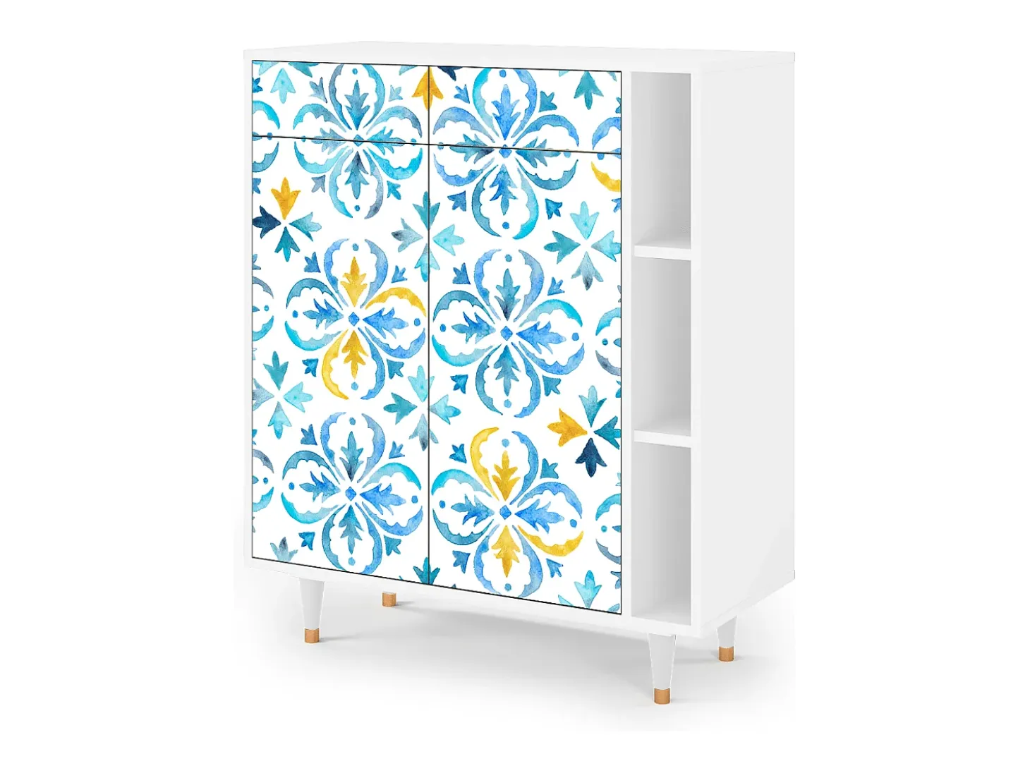 Aparador - 96х110х41 cm - BS6 - Lisbon Flover, Blanco