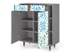 Aparador - 96х110х41 cm - BS6 - Lisbon Flover, Gris