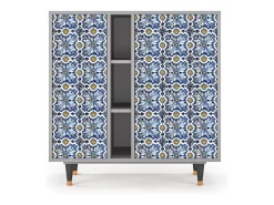 Aparador - 94х96х41 cm - BS5 - Lovely Cornflowers, Gris