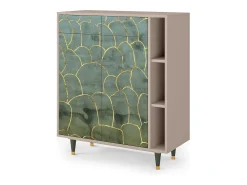 Aparador - 96х110х41 cm - BS6 - Magnificent Water Lily, Latte