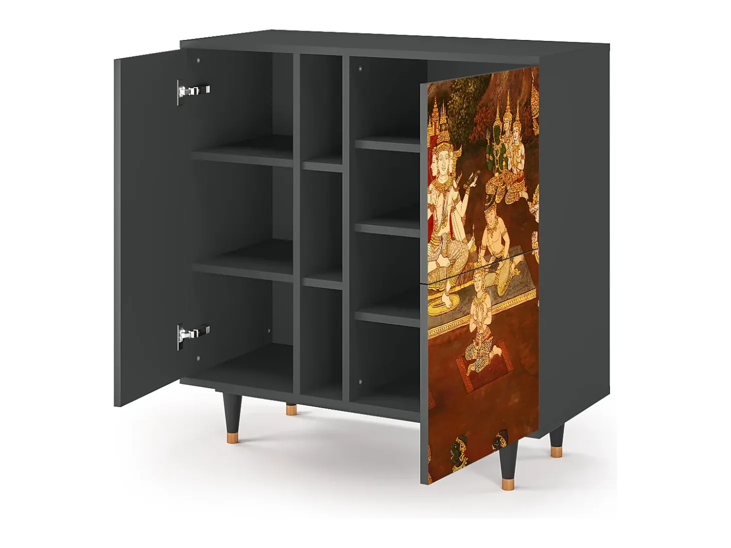 Aparador - 94х96х41 cm - BS5 - Malyavan, Antracita