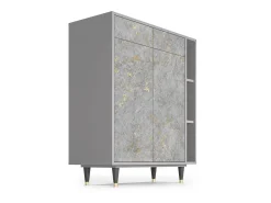Aparador - 96х110х41 cm - BS6 - Mariana Trench, Gris